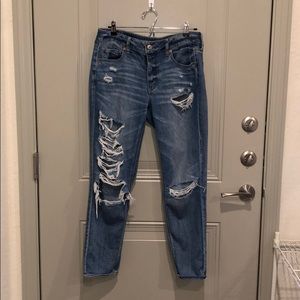 American eagle ripped jeans